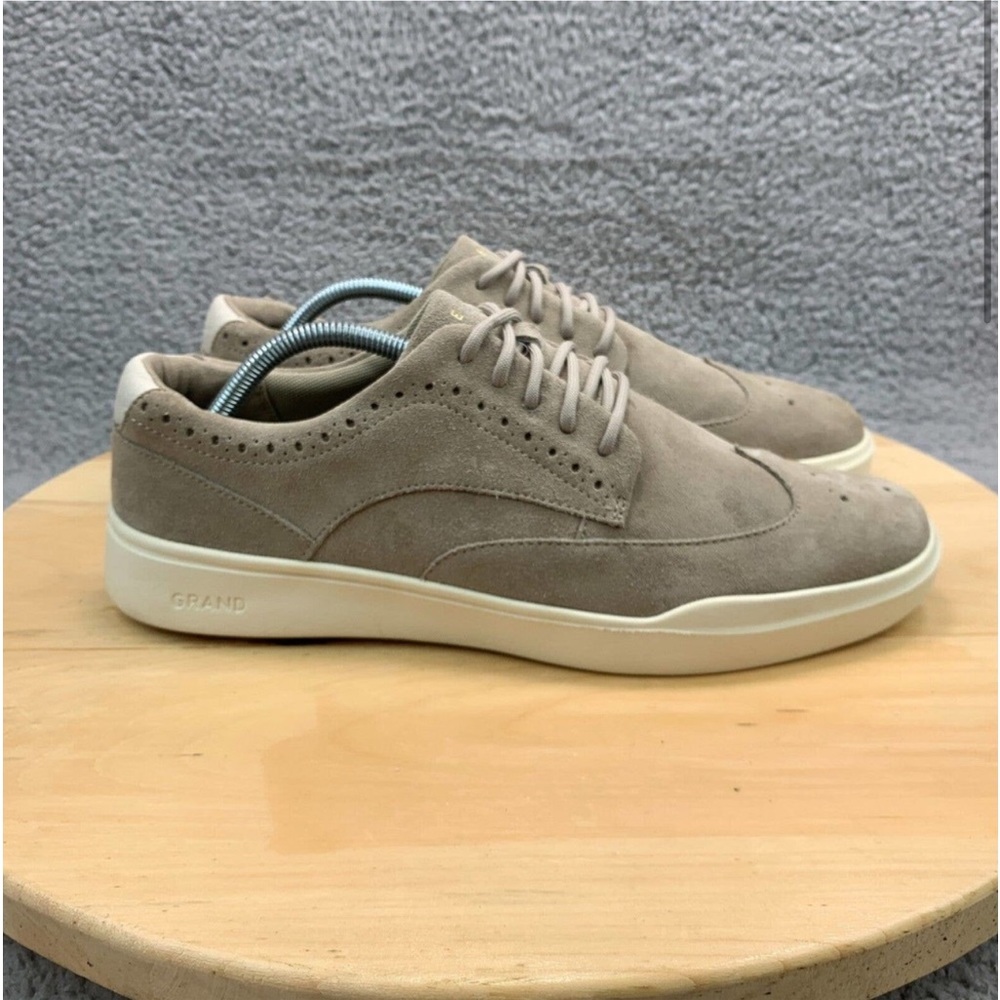 Cole Haan Grand Crosscourt Wingtip Sneaker Mens Size 10 Shoes Suede Brogue